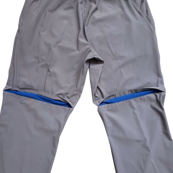 Nike Fit Dry Vented Track Pants Mens Large Gray Swoosh Vintage Y2K - Picture 8 of 12